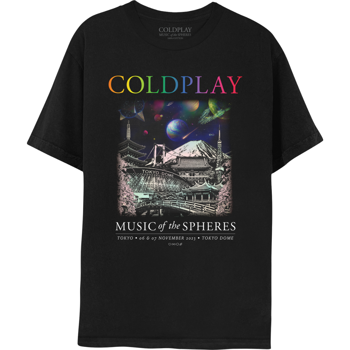 TOKYO NOVEMBER MUSIC OF THE SPHERES Limited Edition TOUR TEE