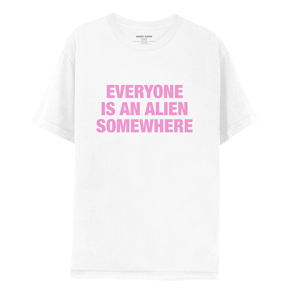 Everyone Is An Alien Somewhere Tee - White